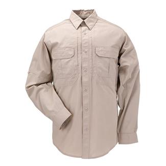 Men's 5.11 Long Sleeve Taclite Pro Shirts TDU Khaki