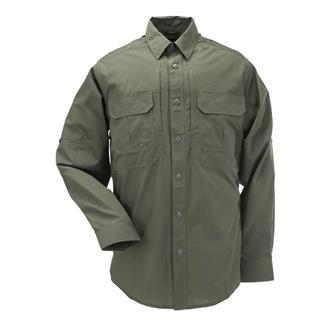 Men's 5.11 Long Sleeve Taclite Pro Shirts TDU Green