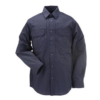 Men's 5.11 Long Sleeve Taclite Pro Shirts Dark Navy