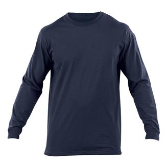 Men's 5.11 Long Sleeve Professional T-Shirts Fire Navy
