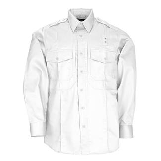 Men's 5.11 Long Sleeve Twill PDU Class B Shirts White