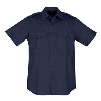 Men's 5.11 Short Sleeve Taclite PDU Class B Shirts Midnight Navy
