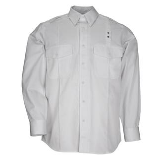 Women's 5.11 Long Sleeve Twill PDU Class A Shirts White