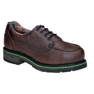 Men's Work One Classic Green Stripe Moc Toe Oxford ST Black Walnut