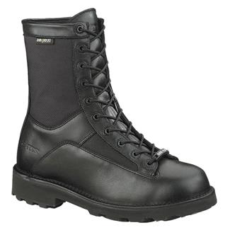 Men's Bates 8" Durashocks Lace-to-Toe Side-Zip Boots Black