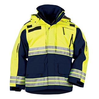 Men's 5.11 Responder Hi-Vis Parkas Dark Navy