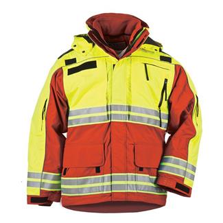 Men's 5.11 Responder Hi-Vis Parkas Red