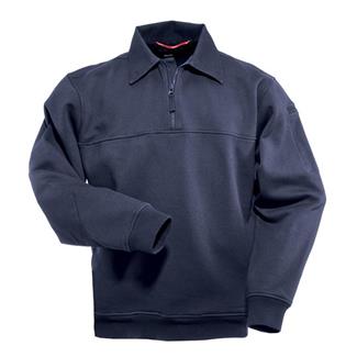 Men's 5.11 Job Shirts with Canvas Details Fire Navy