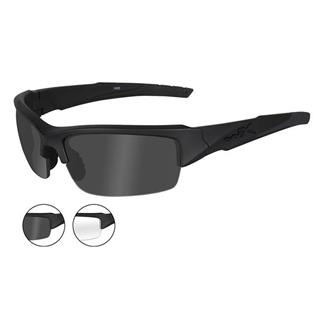 Wiley X Valor Matte Black (frame) - Smoke Gray / Clear (2 Lenses)