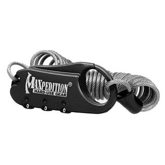 Maxpedition Steel Cable Lock Black