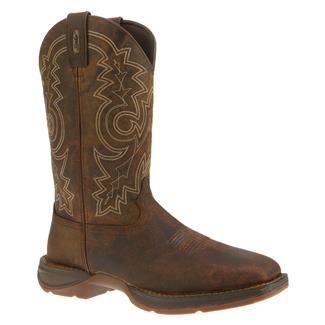 Men's Durango Rebel Pull-On Steel Toe Boots Brown