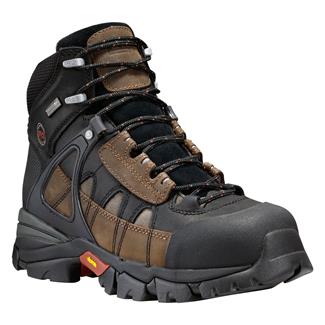 Men's Timberland PRO 6" Hyperion Alloy Toe Waterproof Boots Brown