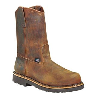 Men's Thorogood American Heritage Wellington Steel Toe Boots Brown