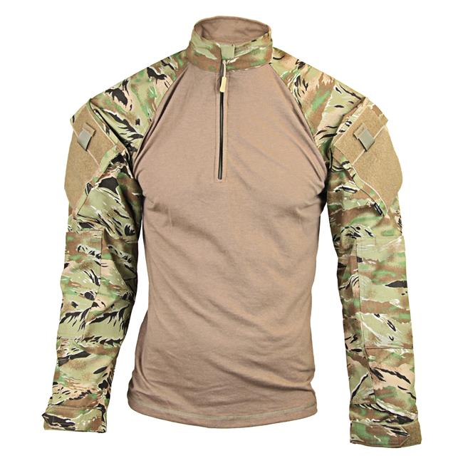 Tru-Spec Nylon / Cotton 1/4 Zip Tactical Response Combat Shirt All ...