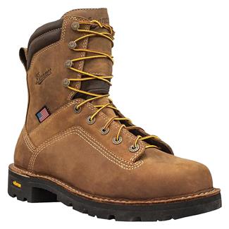 Men's Danner 8" Quarry USA Distressed GTX Boots Brown