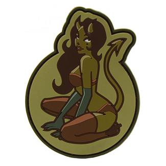 Mil-Spec Monkey Devil Girl PVC Patch Arid