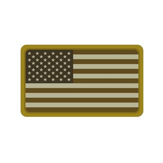 Mil-Spec Monkey US Flag PVC Patch ACU-Light