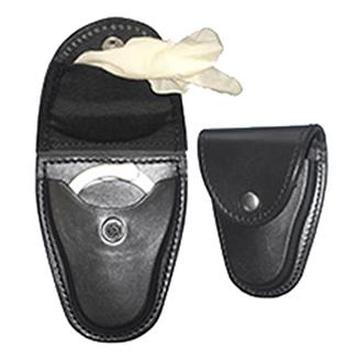 Gould & Goodrich Leather Handcuff Case / Glove Pouch Black Plain
