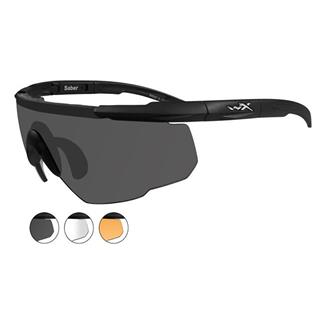 Wiley X Saber Advanced Matte Black (frame) - Smoke Gray / Clear / Light Rust (3 Lenses)