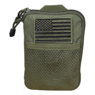 Condor Pocket Pouch with US Flag Patch Olive Drab