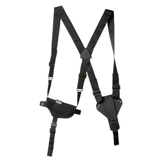 Uncle Mike's Cross Harness Horizontal Shoulder Holster Black