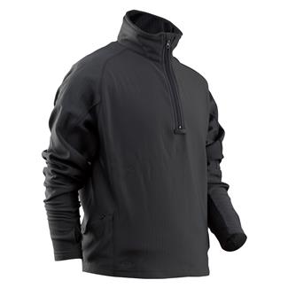 Men's TRU-SPEC 24-7 Series Zip Thru Grid Fleece Pullover Black