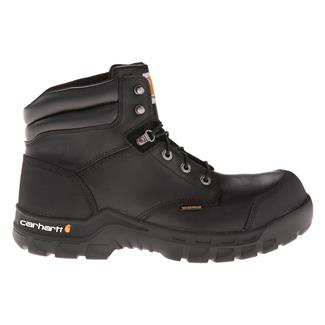 Men's Carhartt 6" Rugged Flex Composite Toe Waterproof Boots Black Oil Tanned