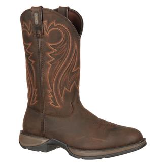 Men's Durango Rebel Western Round Toe Boots Chocolate Wyoming
