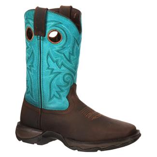 Women's Durango Lady Rebel Bar None Boots Brown / Turquoise