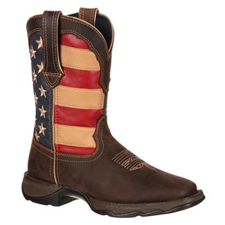 Women's Durango Lady Rebel Flag Boots Brown / Union Flag