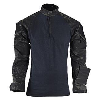 Men's TRU-SPEC Nylon / Cotton Ripstop TRU Xtreme Combat Shirts MultiCam Black