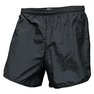 Men's Soffe Navy PT Running Shorts Black