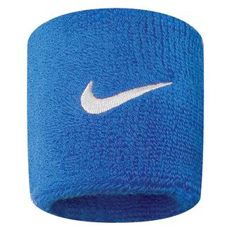 NIKE Swoosh Wristband (2 pack) Royal Blue / White