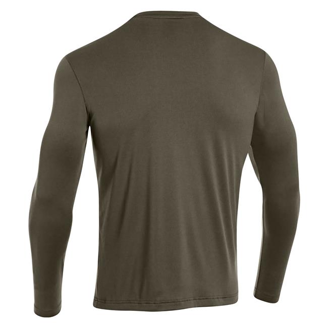 Under Armour - Tactical UA Tech Long Sleeve T-Shirt Small Federal Tan