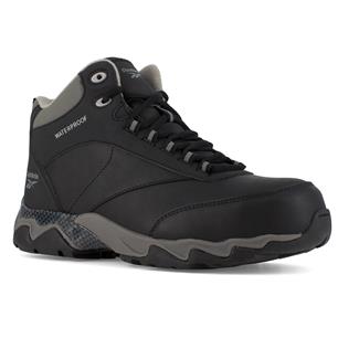 Men's Reebok 6" Beamer Composite Toe Waterproof Boots Black / Gray
