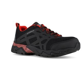 Men's Reebok Beamer Athletic Oxford Composite Toe SD Black / Red