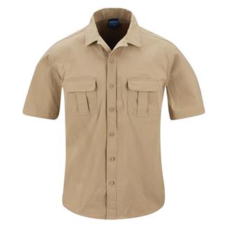 Men's Propper Short Sleeve Summerweight Tactical Shirt Khaki