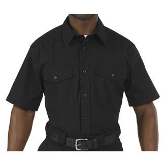 Men's 5.11 Short Sleeve Stryke PDU Class A Shirt Black