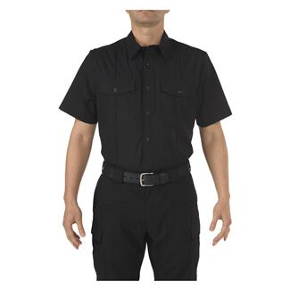 Men's 5.11 Short Sleeve Stryke PDU Class B Shirt Black