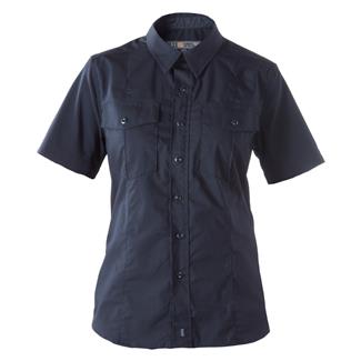 Women's 5.11 Short Sleeve Stryke PDU Class A Shirt Midnight Navy