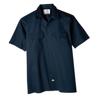 Men's Dickies Original Fit Short Sleeve Work Shirt Navy