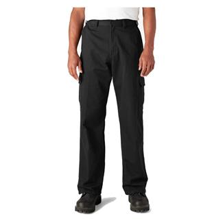 Men's Dickies Loose Fit Cargo Pants Rinsed Black