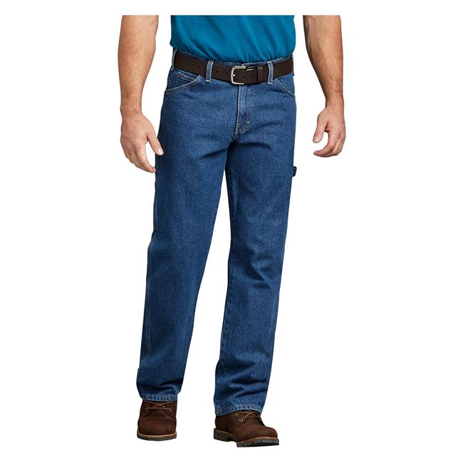 Men's Dickies Relaxed Fit Denim Carpenter Jeans, Work Boots Superstore