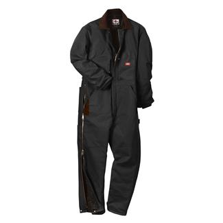 Men's Dickies Premium Insulated Duck Coveralls Black