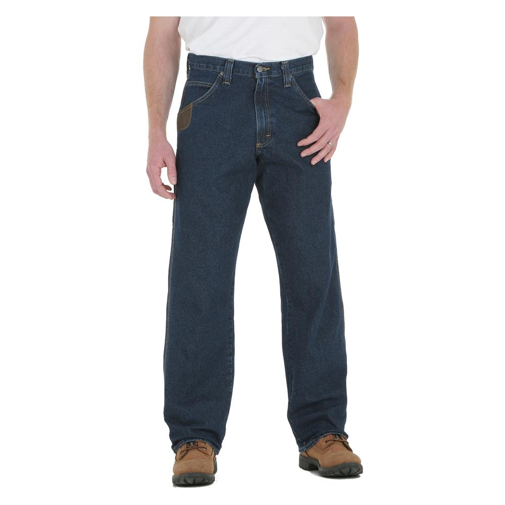 Men's Wrangler Riggs Relaxed Fit Denim Contractor Jeans @ WorkBoots.com