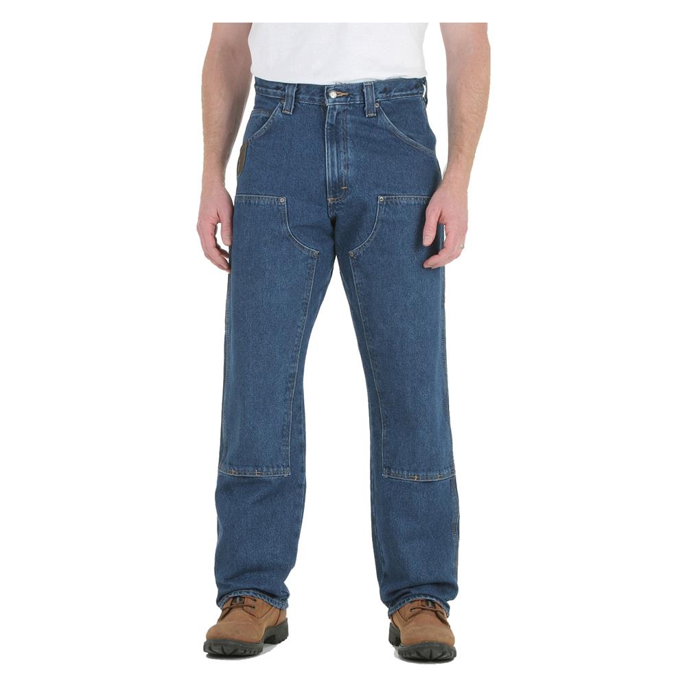 Men's Wrangler Riggs Relaxed Fit Denim Utility Jeans @ WorkBoots.com