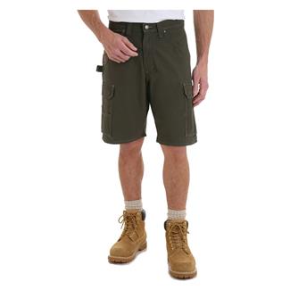 Men's Wrangler Riggs 10.5" Relaxed Fit Ripstop Ranger Shorts Loden