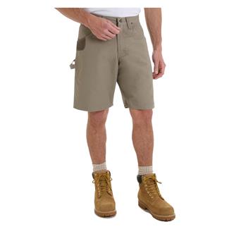 Men's Wrangler Riggs 10.5" Relaxed Fit Ripstop Carpenter Shorts Dark Khaki