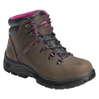 Women's Avenger 7125 Steel Toe Waterproof Boots Brown