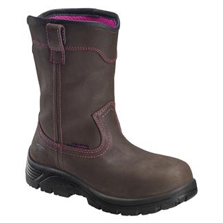 Women's Avenger 7146 Composite Toe Waterproof Boots Brown